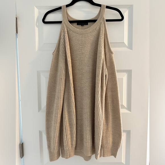 Sanctuary Open Shoulder Sweater - Picture 1 of 4